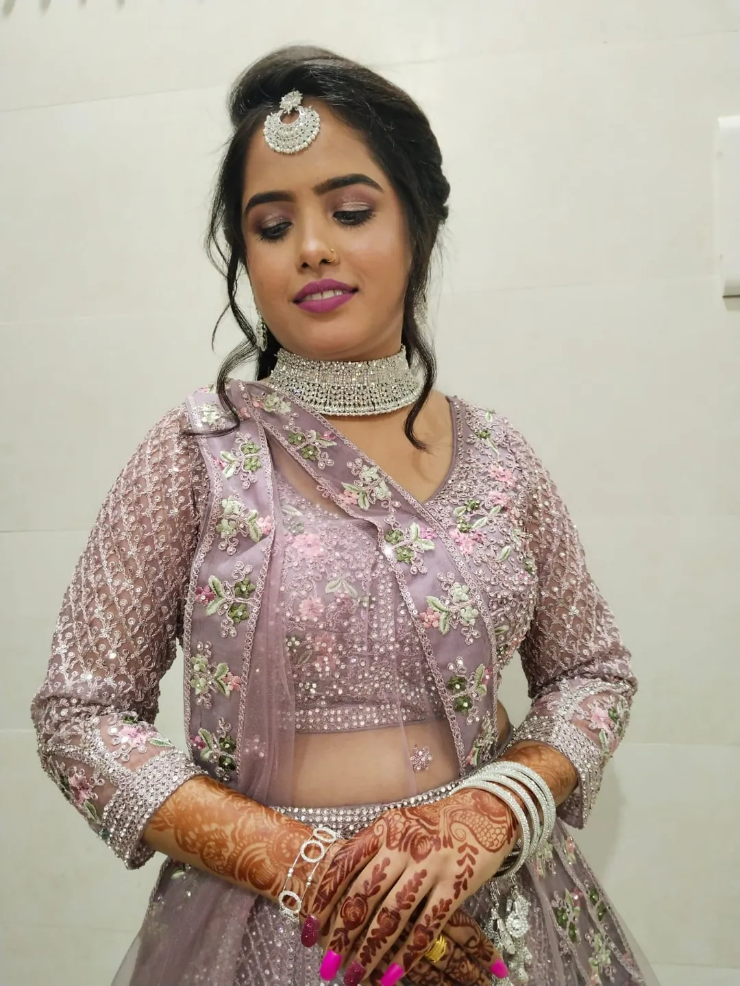 Glamorous Reception Look